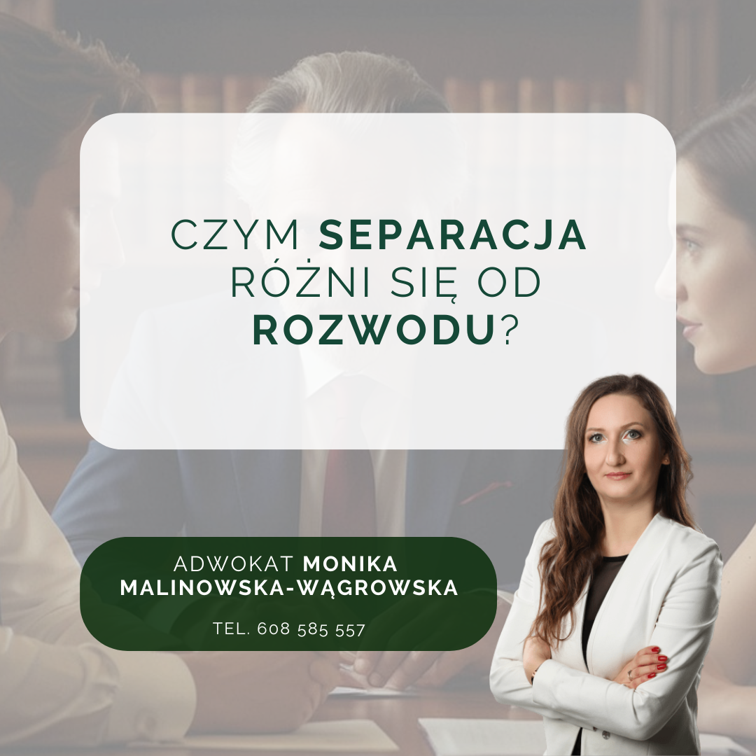 Czym separacja różni się od rozwodu?